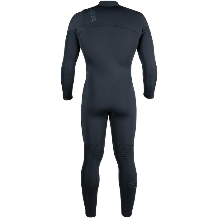 2024 Xcel Mens Comp X 4/3mm Chest Zip Wetsuit MN43C2C2 - Black